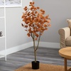 image:imageNearly Natural 4 ft Artificial Autumn Eucalyptus Tree with Nursery Pot