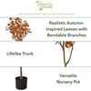 image:imageNearly Natural 4 ft Artificial Autumn Eucalyptus Tree with Nursery Pot