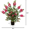 image:imageNearly Natural 42 in Artificial Bougainvillea Tree with Pink Blooms