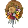 image:imageNearly Natural 4587 Mixed Flower Hat Wreath18