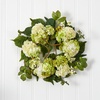 image:imageNearly Natural 4780 Hydrangea Wreath 22Inch CreamGreen