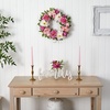 image:imageNearly Natural 4788 Peony Wreath 22Inch Pink