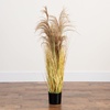 image:imageNearly Natural 4ft Artificial Pampas Grass  Lifelike Indoor Faux Plant for Home Dcor