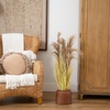 image:imageNearly Natural 4ft Artificial Pampas Grass  Lifelike Indoor Faux Plant for Home Dcor