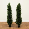 image:imageNearly Natural 5 ft Artificial Cedar Topiary Tree UVResistant Porch Decor