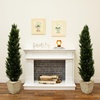 image:imageNearly Natural 5 ft Artificial Cedar Topiary Tree UVResistant Porch Decor