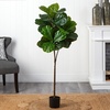 image:imageNearly Natural 54 in Artificial Fiddle Leaf Tree RealTouch Floor Plant