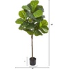 image:imageNearly Natural 54 in Artificial Fiddle Leaf Tree RealTouch Floor Plant