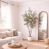 image:imageNearly Natural 6 ft Artificial Olive Tree in White Decorative Planter7ft