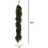 image:imageNearly Natural 60 in Artificial Cedar Garland Lush Greenery Holiday Decor