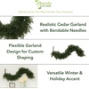 image:imageNearly Natural 60 in Artificial Cedar Garland Lush Greenery Holiday Decor