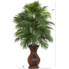 image:imageNearly Natural Areca Palm with Urn Silk Plant