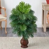 image:imageNearly Natural Areca Palm with Urn Silk Plant