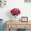 image:imageNearly Natural Azalea with Metal Planter Silk Plant