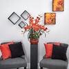 image:imageNearly Natural Cymbidium with Decorative Vase Silk ArrangementRed
