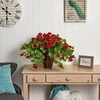 image:imageNearly Natural Geranium with Decorative Planter