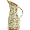 image:imageNearly Natural 10 in Tuscan Ceramic Green Scroll Pitcher Vase