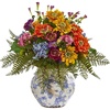 image:imageNearly Natural 15 in Faux Mixed Floral Arrangement in Floral Vase Tabletop