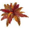 image:imageNearly Natural 20 Autumn Boston Fern Artificial Set of 3 Silk Plants Orange