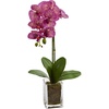 image:imageNearly Natural 20 in Artificial Phalaenopsis Orchid Arrangement in VasePink