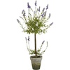 image:imageNearly Natural 34 in Artificial Lavender Single Ball Topiary Fake Tree