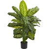 image:imageNearly Natural 42 in Artificial Dieffenbachia Real Touch Entryway Plant