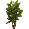 image:imageNearly Natural 45ft Spathiphyllum Plant Real Touch