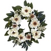 image:imageNearly Natural 4793 22in Magnolia WreathWhite