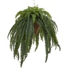 image:imageNearly Natural 50 in Artificial Giant Boston Fern Hanging Cone Room Decor