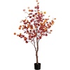 image:imageNearly Natural 5FT Prelit Artificial Autumn Eucalyptus Tree with 220 Warm White LED Lights Faux Eucalyptus Tree with Fall Colors for Home amp Office Dcor in Black Nursery Planter