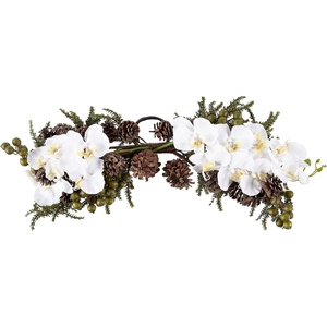 image:imageNearly Natural 30in Phalaenopsis Orchid amp Pine Swag