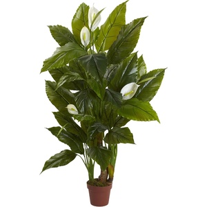 image:imageNearly Natural 45ft Spathiphyllum Plant Real Touch