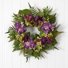 image:imageNearly Natural 24in Artificial Hydrangea Berry Wreath