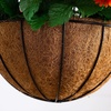 image:imageNearly Natural 24in UV Resistant Artificial Chrysanthemum Hanging Basket IndoorOutdoorOrange