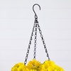 image:imageNearly Natural 24in UV Resistant Artificial Chrysanthemum Hanging Basket IndoorOutdoorYellow