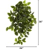 image:imageNearly Natural 36 in Artificial Pothos Hanging Plant Outdoor Porch Decor