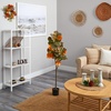 image:imageNearly Natural 45ft Autumn Fiddle Leaf Artificial Fall Tree