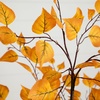 image:imageNearly Natural 4ft Autumn Birch Artificial Tree  Lifelike Fall Foliage in White Decorative Planter Flexible Branches Indoor Use  Realistic Seasonal Decoration