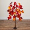 image:imageNearly Natural 4ft PreLit Autumn Weeping Maple Artificial Fall Tree with 180 Warm White LED Lights