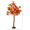 image:imageNearly Natural 4ft PreLit Shades of Autumn Maple Artificial Fall Tree with 180 Warm White LED Lights
