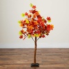 image:imageNearly Natural 4ft PreLit Shades of Autumn Maple Artificial Fall Tree with 180 Warm White LED Lights