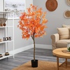 image:imageNearly Natural 5ft Autumn Maple Artificial TreeOrange