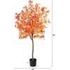 image:imageNearly Natural 5ft Autumn Maple Artificial TreeOrange