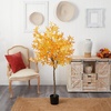 image:imageNearly Natural 5ft Autumn Maple Artificial TreeYellow