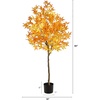 image:imageNearly Natural 5ft Autumn Maple Artificial TreeYellow