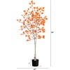 image:imageNearly Natural 5ft Autumn Paper Birch Artificial Fall Tree