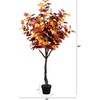 image:imageNearly Natural 5ft Autumn Smoky Maple Artificial Fall Tree