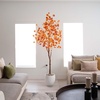 image:imageNearly Natural 6FT Prelit Artificial Autumn Eucalyptus Tree with 300 Warm White LED Lights Faux Eucalyptus Tree with Fall Colors for Home amp Office Dcor in Black Nursery Planter