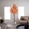 image:imageNearly Natural 6FT Prelit Artificial Autumn Eucalyptus Tree with 300 Warm White LED Lights Faux Eucalyptus Tree with Fall Colors for Home amp Office Dcor in Black Nursery Planter