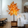 image:imageNearly Natural 6ft PreLit Autumn Maple Artificial Fall Tree with 300 Warm White LED Lights